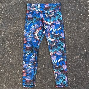 MinkPink Move Blue Athletic Leggings Pants -Small